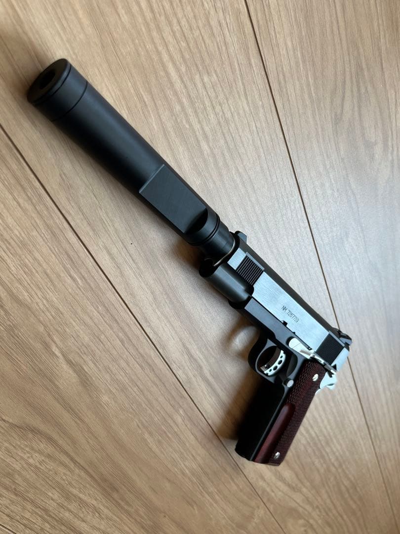 メタルギア　スネークマッチ　サプレッサー　サイレンサー　MGS セラコート版！！ WA スネークマッチ サプレッサー MGS3 メタルギア