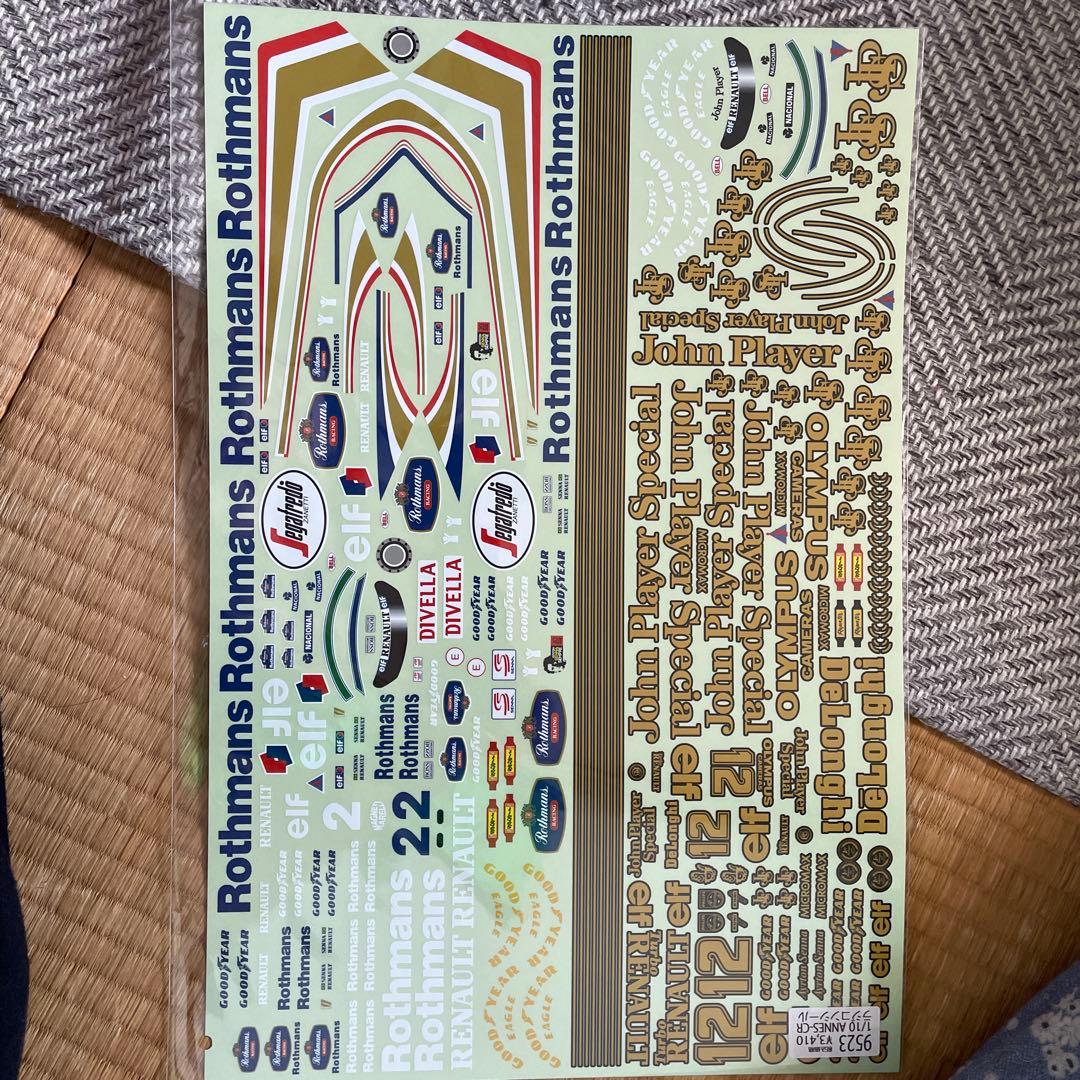 AMS ロスマンズ&JPSステッカー F-1ラジコン - メルカリ