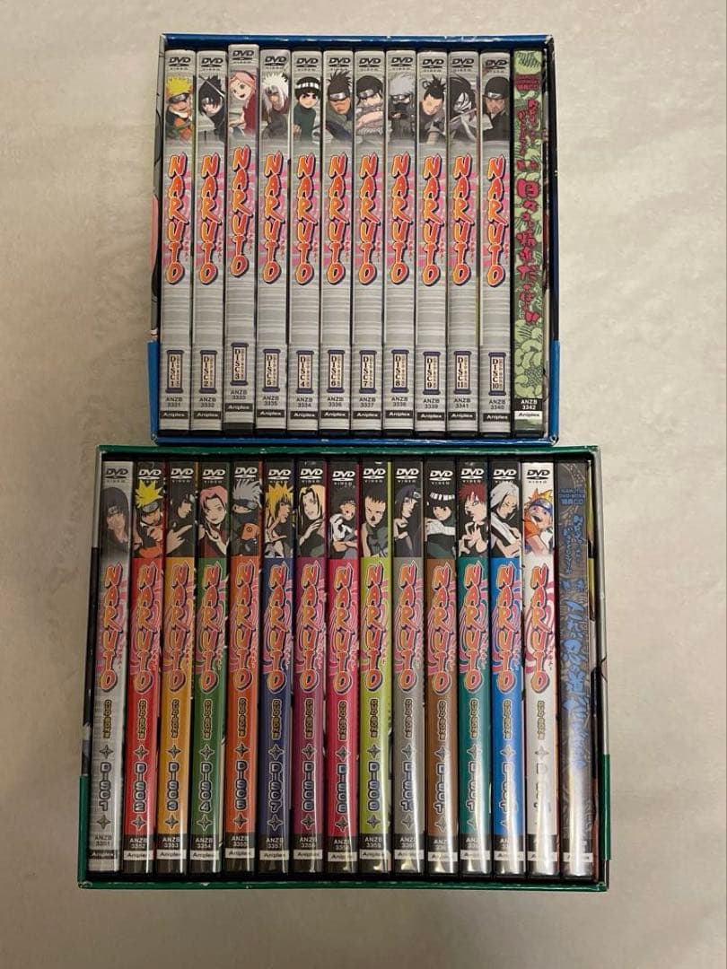 NARUTO DVD BOX Ⅱ Ⅲ セット NARUTO ナルト DVD BOX II III 完全生産限定版 限定版 全巻 セット
