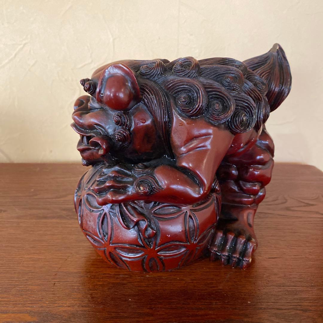 祥獅精品 シーサー 置物 寿山石(大) - メルカリ