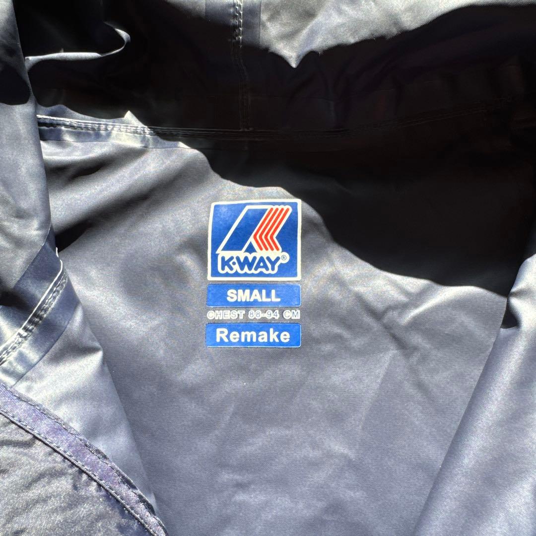 新品未使用】k-way leon Sサイズ ネイビー 上杉柊平着用モデル - メルカリ
