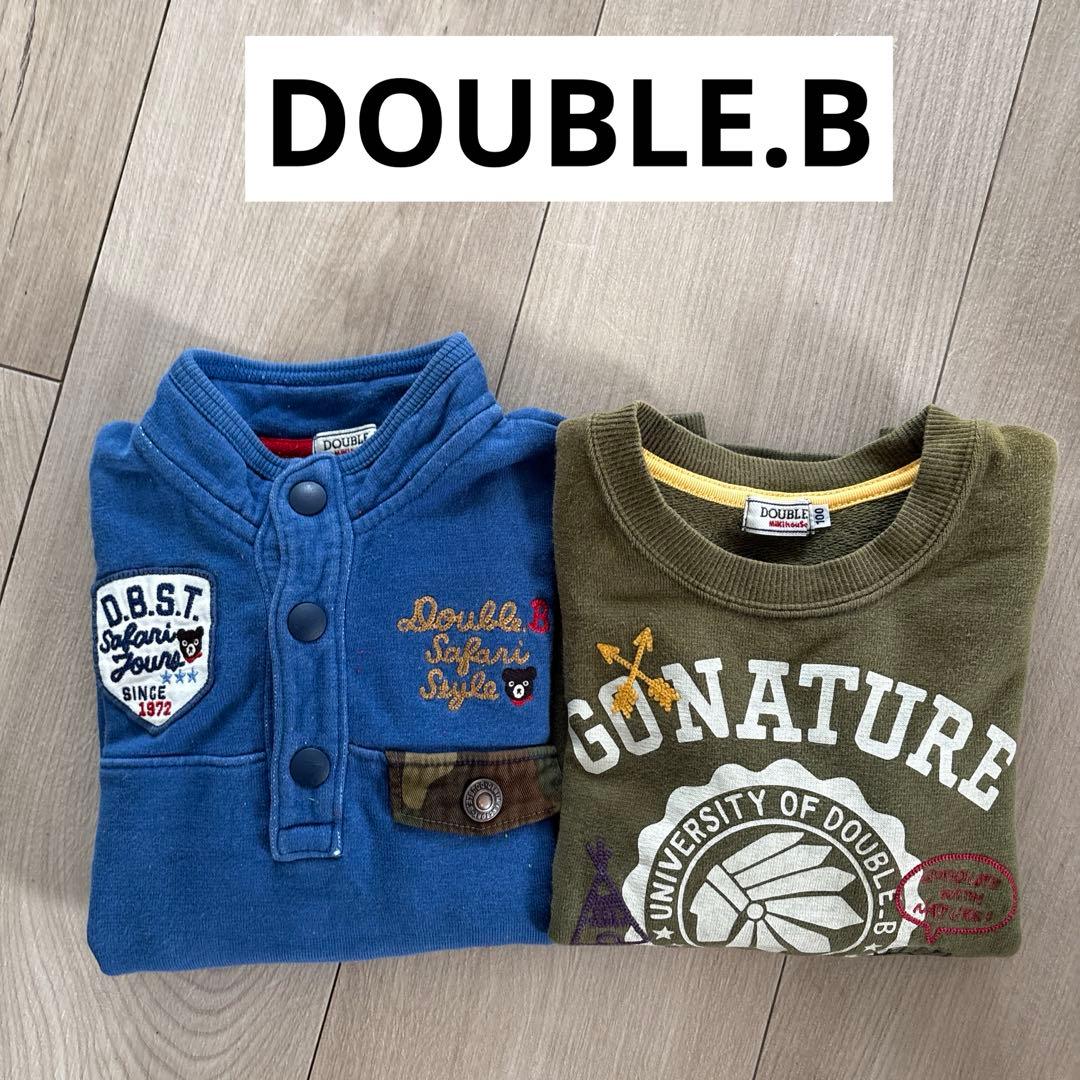 ミキハウスダブルビー トップス 100 - メルカリ