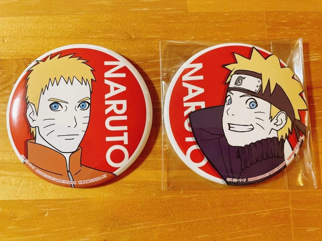 NARUTO BORUTO うずまきナルト セガ 缶バッジ プライズ 2個 うずまきナルト 65mm缶バッジ [NARUTO-ナルト- 疾風伝] | キャラクター