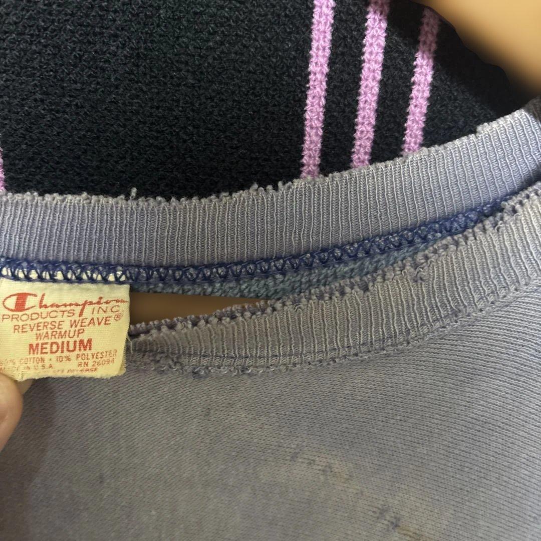 70s 単色タグ チャンピオン リバースウィーブ ウイングフット - メルカリ