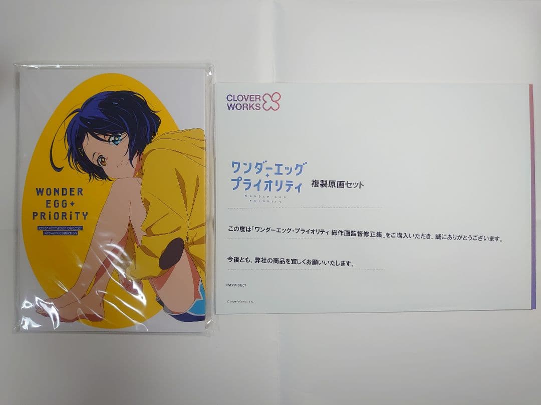 ワンダーエッグ・プライオリティ 総作画監督修正集 ＋ 複製原画セット