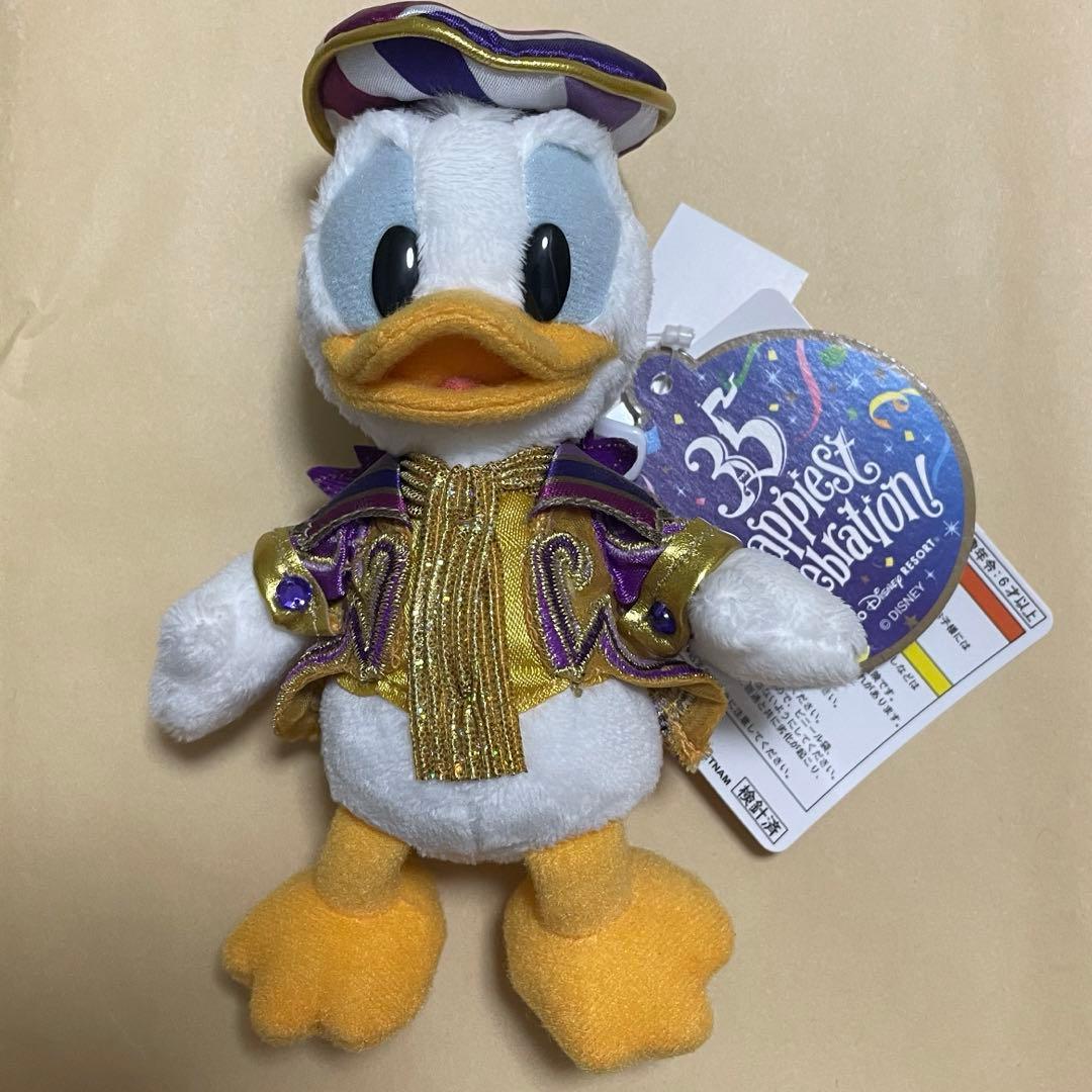 ドナルドダック ぬいバ マスコット 35周年 東京ディズニーリゾート