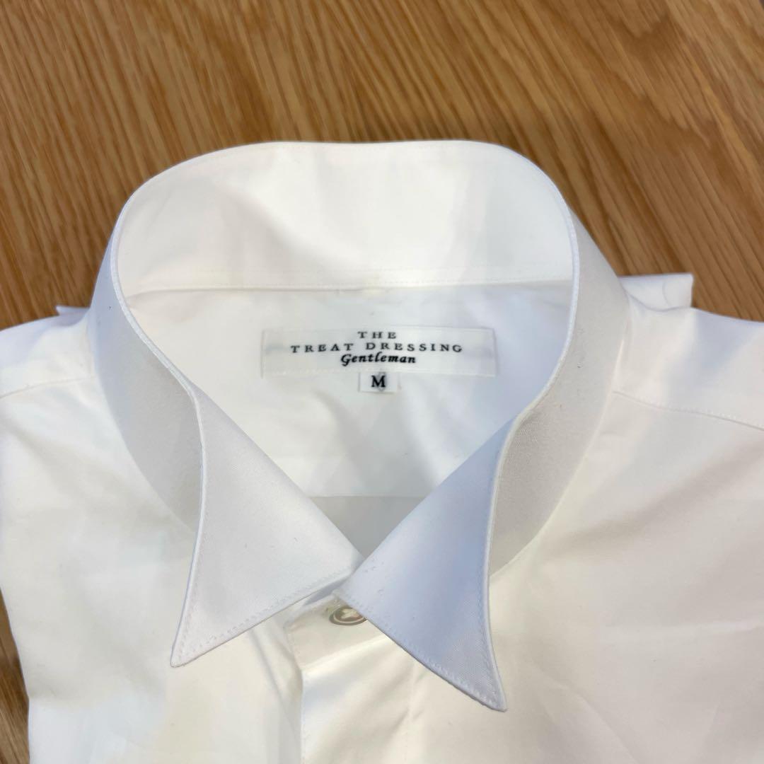 L 【新郎4点セット】シャツ＆蝶ネクタイ（トリートドレッシング