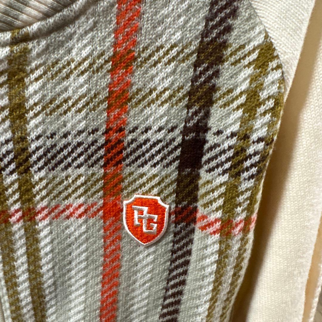 PEARLY GATES チェック柄 セーター サイズ6 - メルカリ