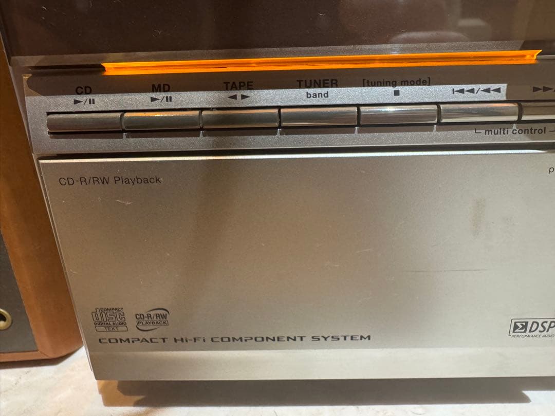 KENWOOD ミニコンポ CD MDカセット ラジオ プレーヤー KENWOOD