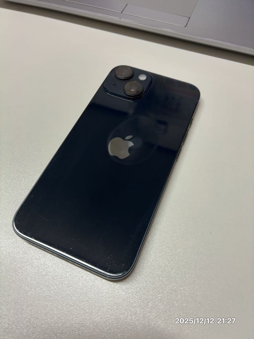 Apple iPhone 14 ブラック 本体　128GB 電池残量97% 美品 バッテリー97% iPhone 14 128GB ミッドナイト国内版SIMフリー送料無料