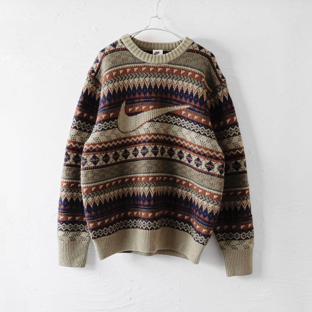 NIKE AS M NL FAIR ISLE CREW SWEATER L - メルカリ