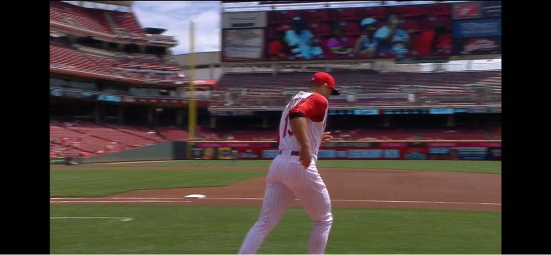 Joey Votto 2016年ゲーム実使用ホームパンツ 7回裏にホームラン - メルカリ