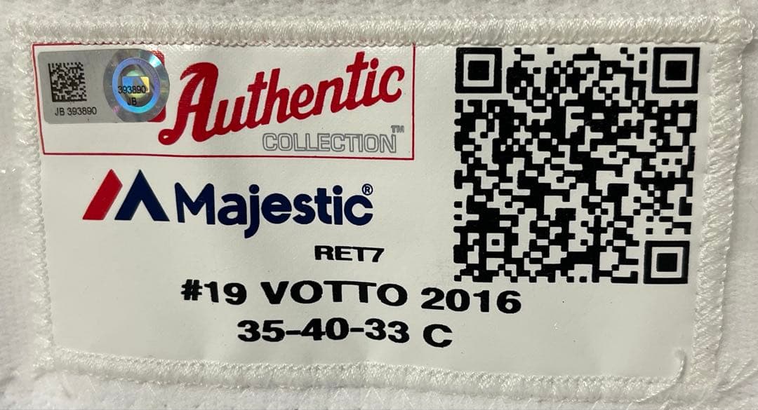 Joey Votto 2016年ゲーム実使用ホームパンツ 7回裏にホームラン - メルカリ