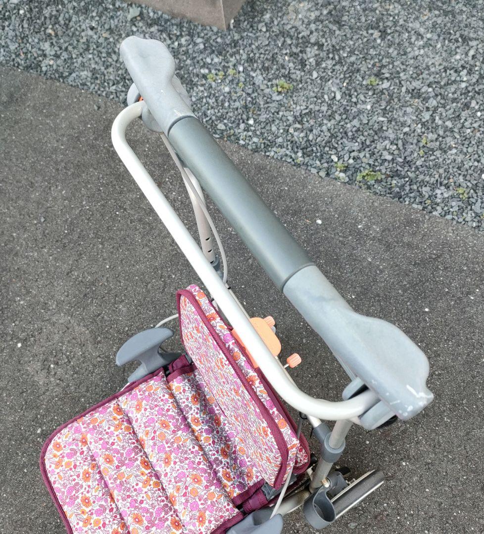 幸和製作所 花柄 シルバーカー テイコブ カゴノアM SLM05 歩行介助