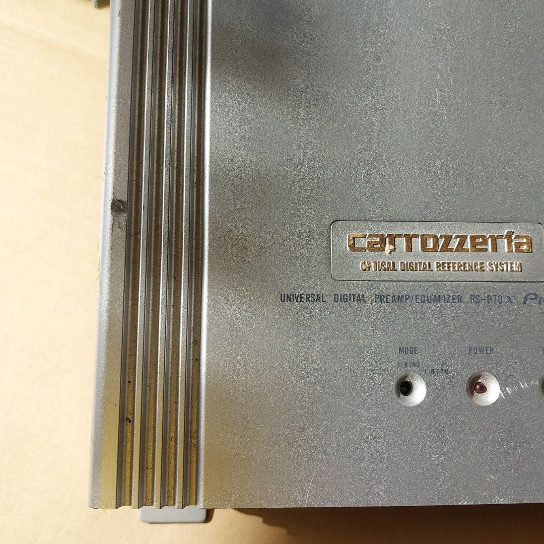02ジャンク品扱いパイオニア カロッツエリアRS-P70X デジタルプロセッサー