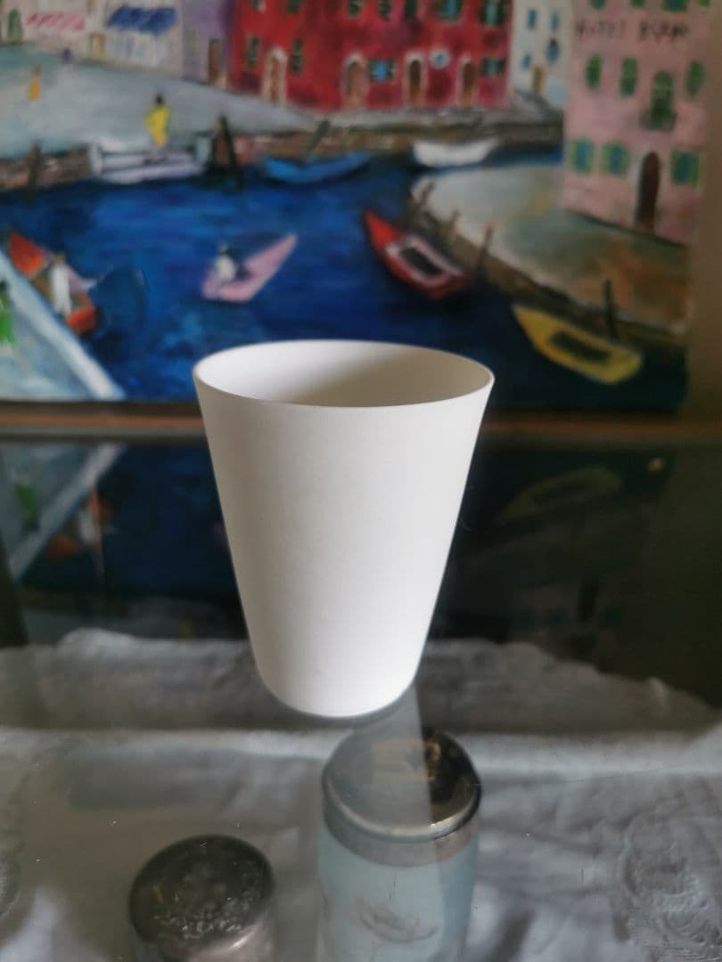 黒田泰蔵？ 白磁 端正な酒器 カップ 湯呑み WASASABI購入 約30年前 黒田泰蔵？ 白磁 端正な酒器 カップ 湯呑み WASASABI購入 約30年前