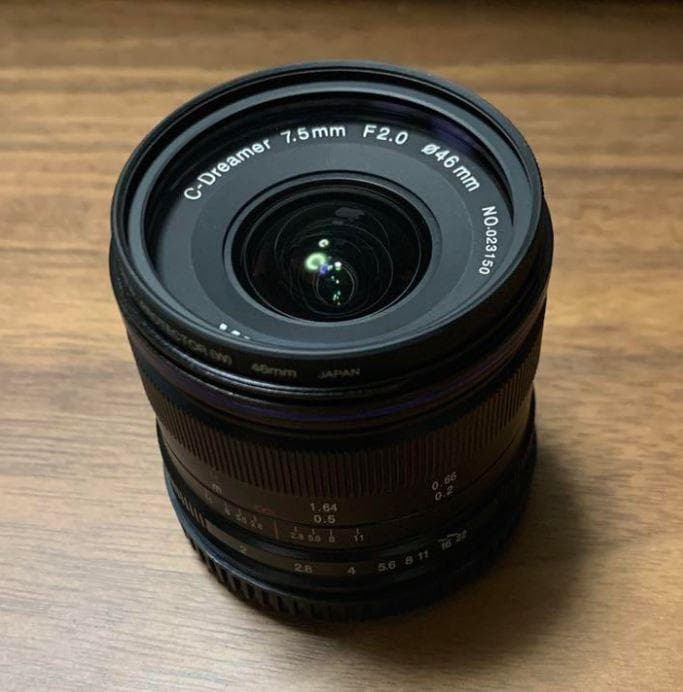 LAOWA ラオワ　7.5mm★Kenkoのレンズフィルターも装着★防湿庫管理