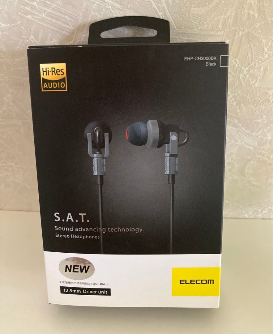 ELECOM ハイレゾ対応 ステレオヘッドホン　EHP-CH3000BK ステレオヘッドホン - EHP-CH3000BK