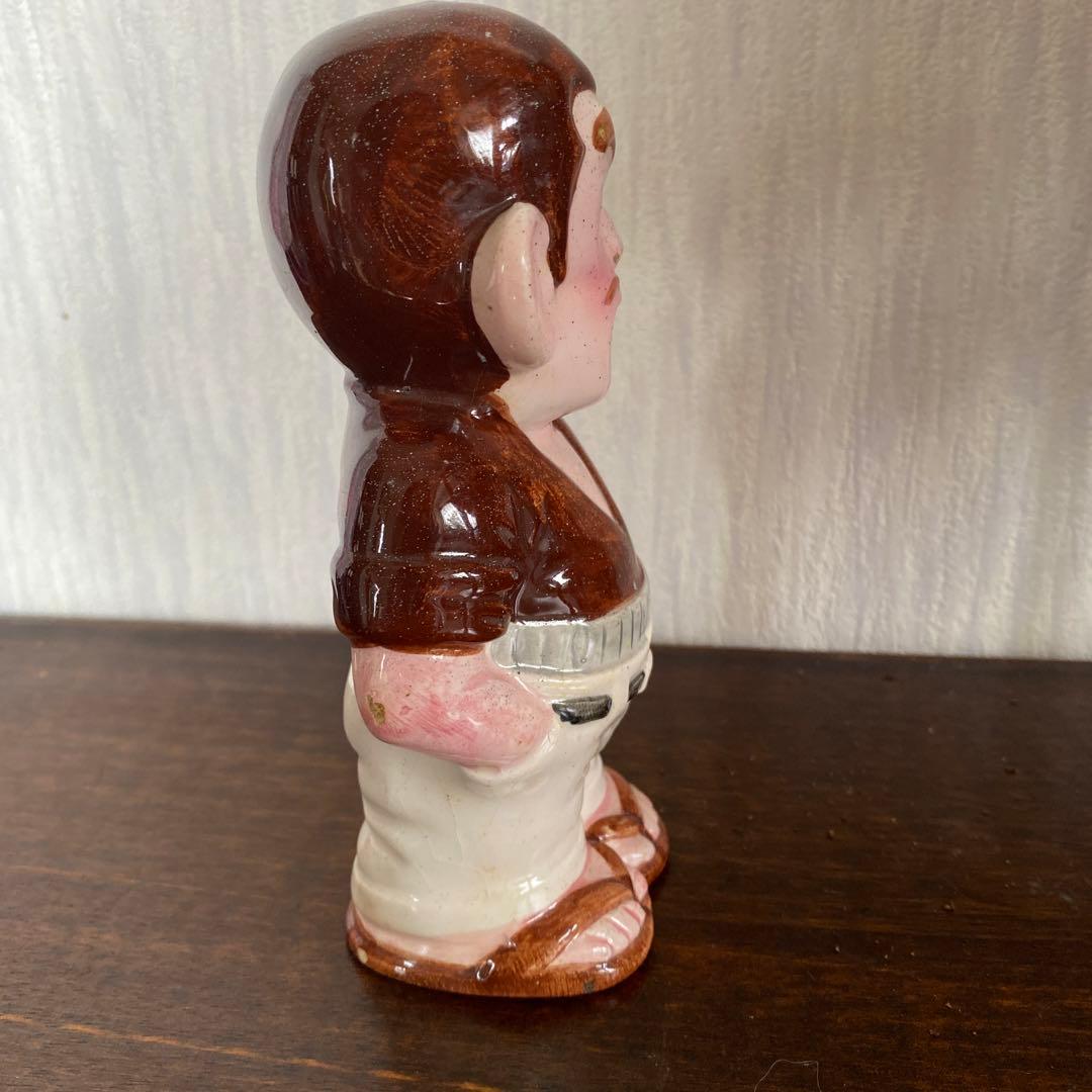 じゃりン子チエ テツ 貯金箱 陶器 当時物 希少 フィギュア 昭和 レトロ