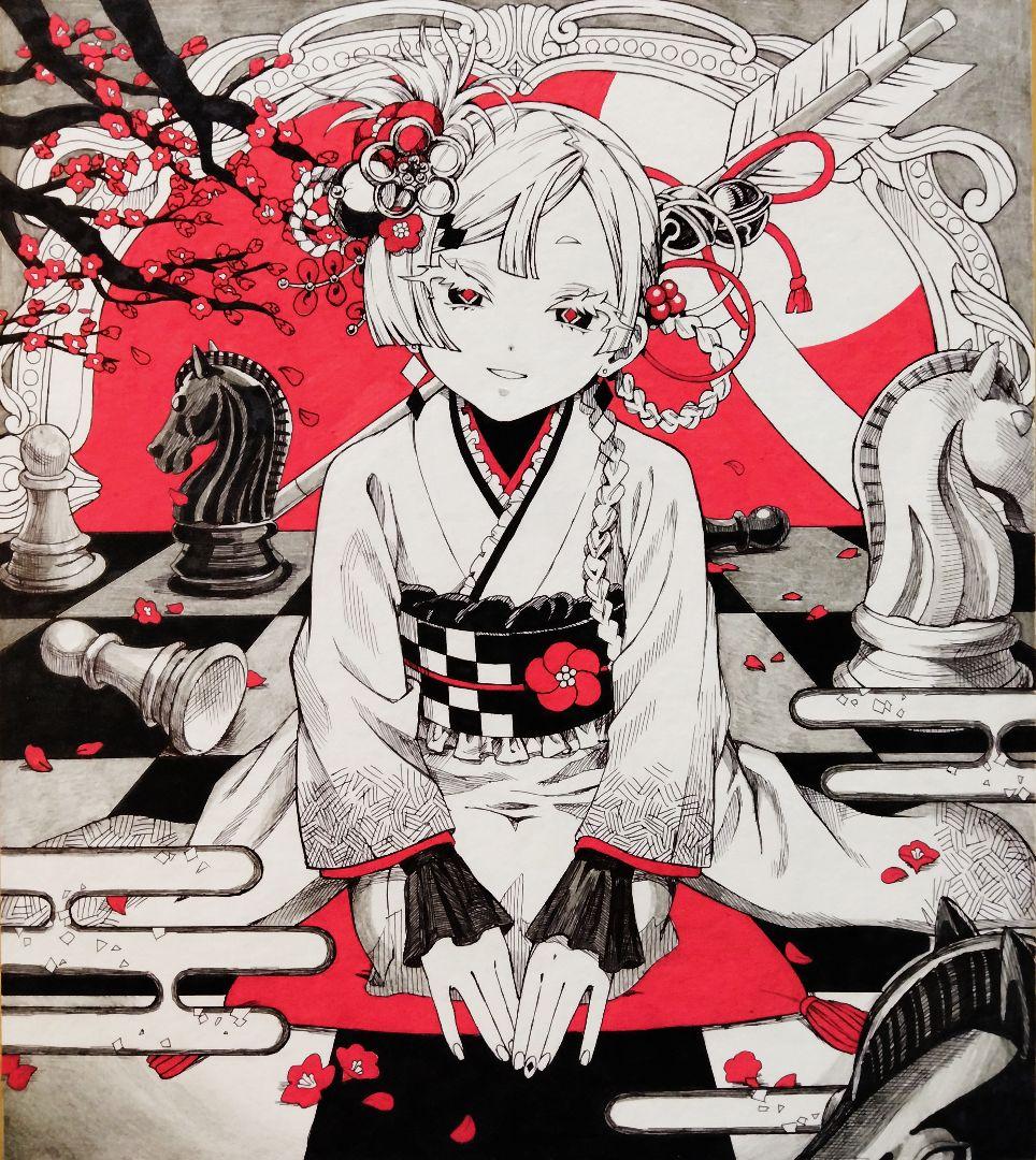 ア*】様 50.オリジナル手描きイラスト Yahoo!オークション - B5 手描きイラスト 自作イラスト オリジナル お