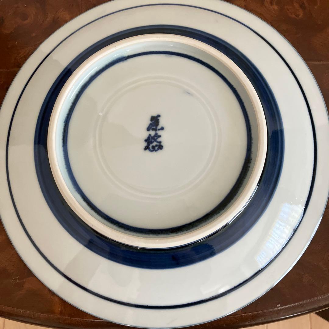 人間国宝 近藤悠三 案 染付山 飾皿 - メルカリ