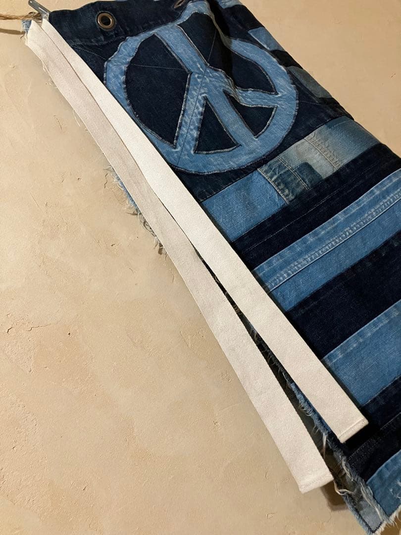 キャピタル KAPITAL HIPPIE FRAG DENIM APRON