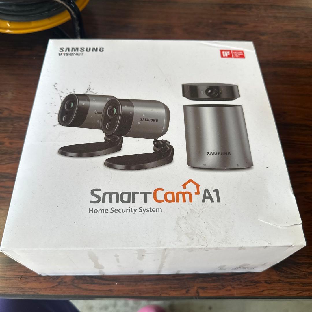 Samsung SmartCam A1 防犯カメラシステム 4セット Samsung SmartCam A1 防犯カメラ SNA-R1120W - メルカリ