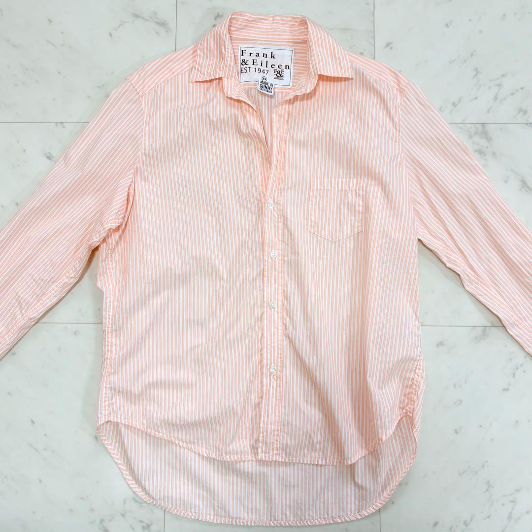 EILEENモデル◇美品✨フランク&アイリーン オレンジ ゆったり XS