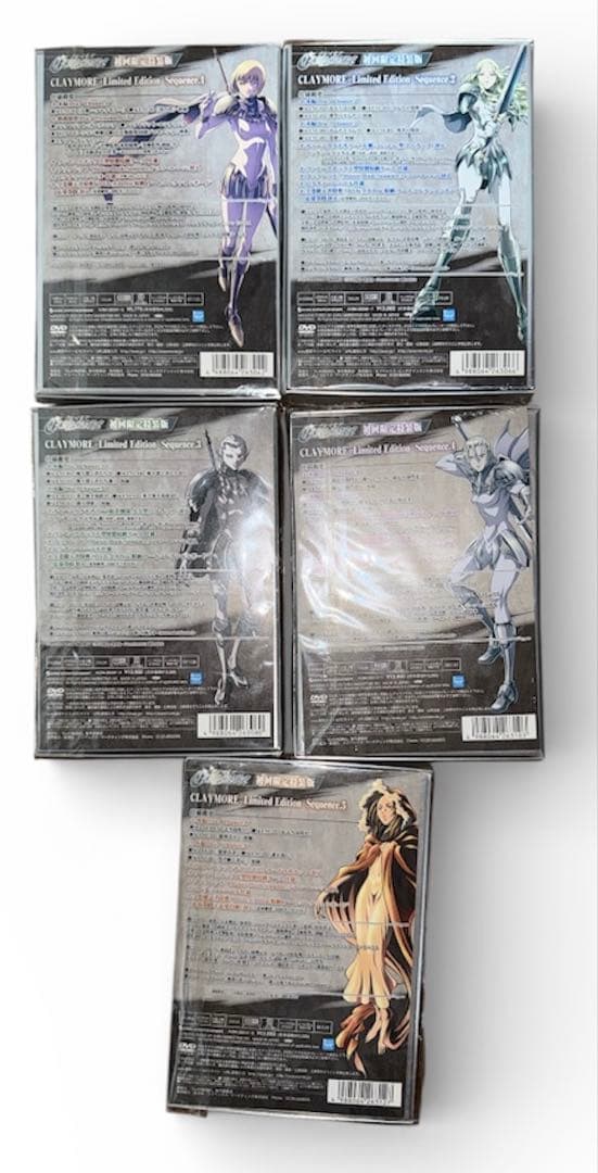 クレイモア DVD Limited Edition 全巻 アートコレクション - メルカリ