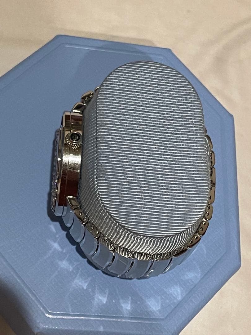 Swarovski クリスタル装飾 アナログ時計 lovely crystal