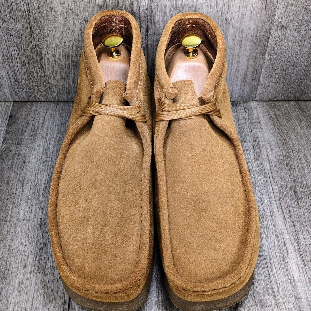 クラークス 26.0cm スエード ワラビー ブラウン Z030