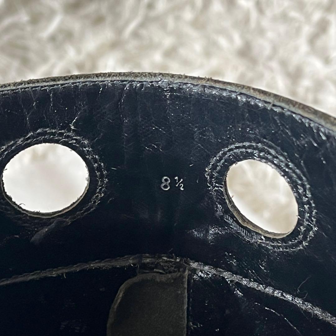 未使用級✨N.HOOLYWOOD ウエスタンブーツ サイドジップ ブラック