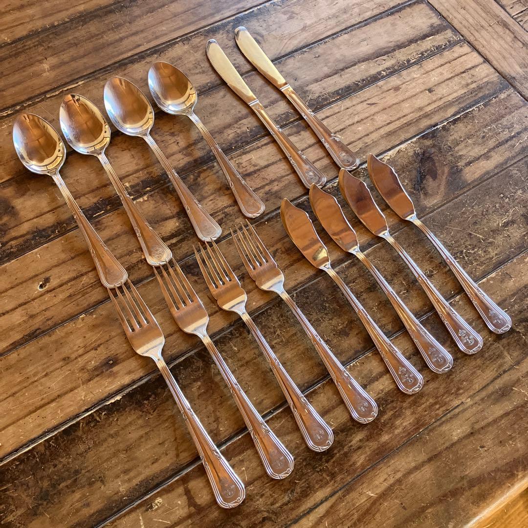 希少 レアルマドリード 1998 CL優勝 記念カトラリーセット（箱なし・美