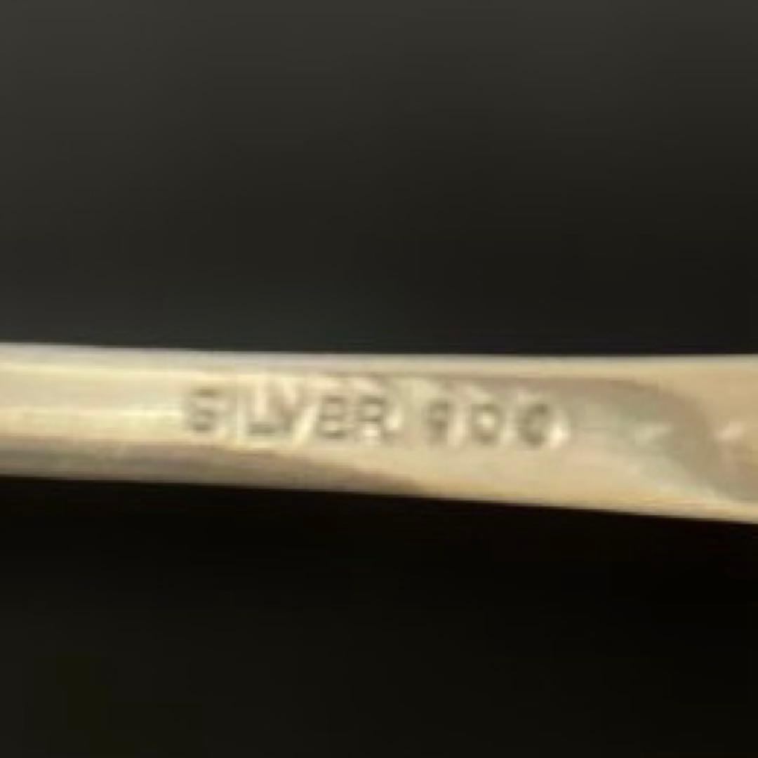 三越 シルバースプーン 銀スプーン シルバー950 梅 ウメ マリー