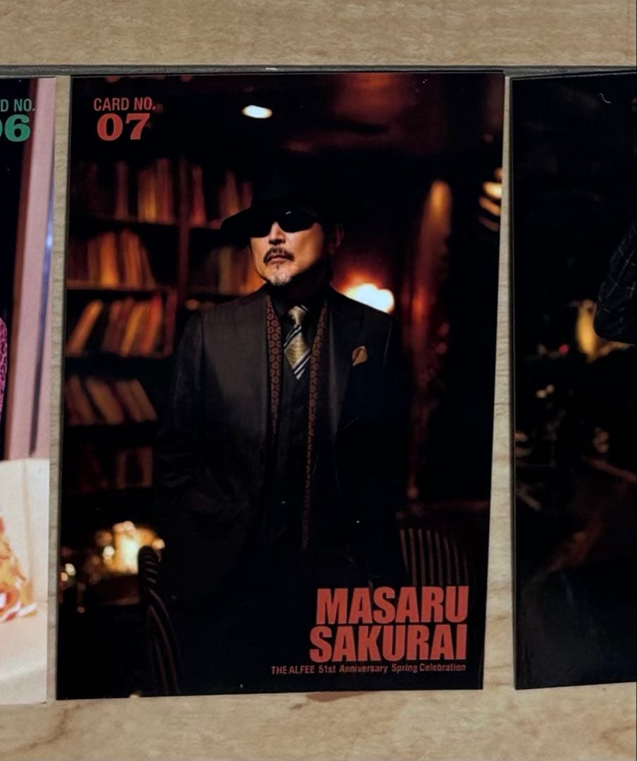 THE ALFEE 春ツアートレカ醤油ステッカー セット 高見沢 桜井 坂崎