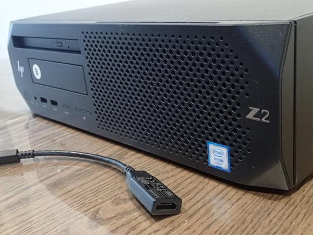 hp Z2 G4sff windows11 16GB 500GB-HDD美品快調 エイチピー HP デスクトップパソコン Z2 SFF G4 Workstation Windows11