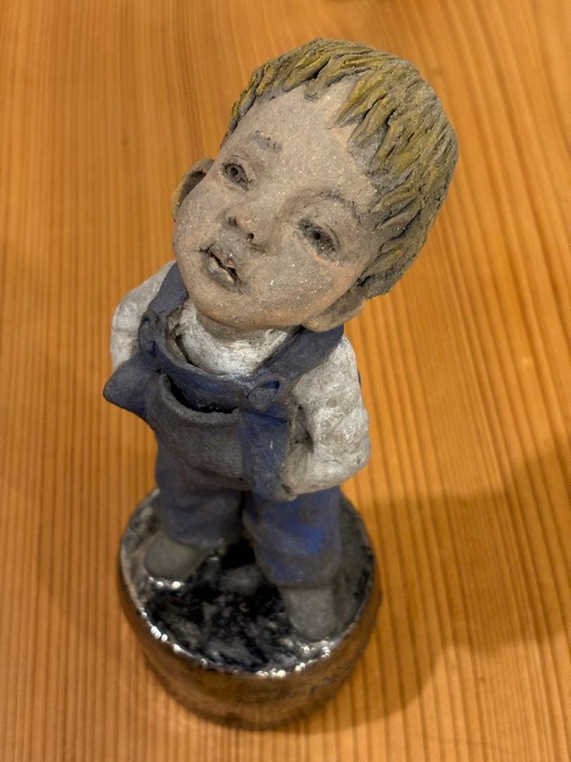 結城美栄子 陶人形 少年像 女優 人形作家 陶芸家 結城美栄子 陶人形 少年像 女優 人形作家 陶芸家 - メルカリ