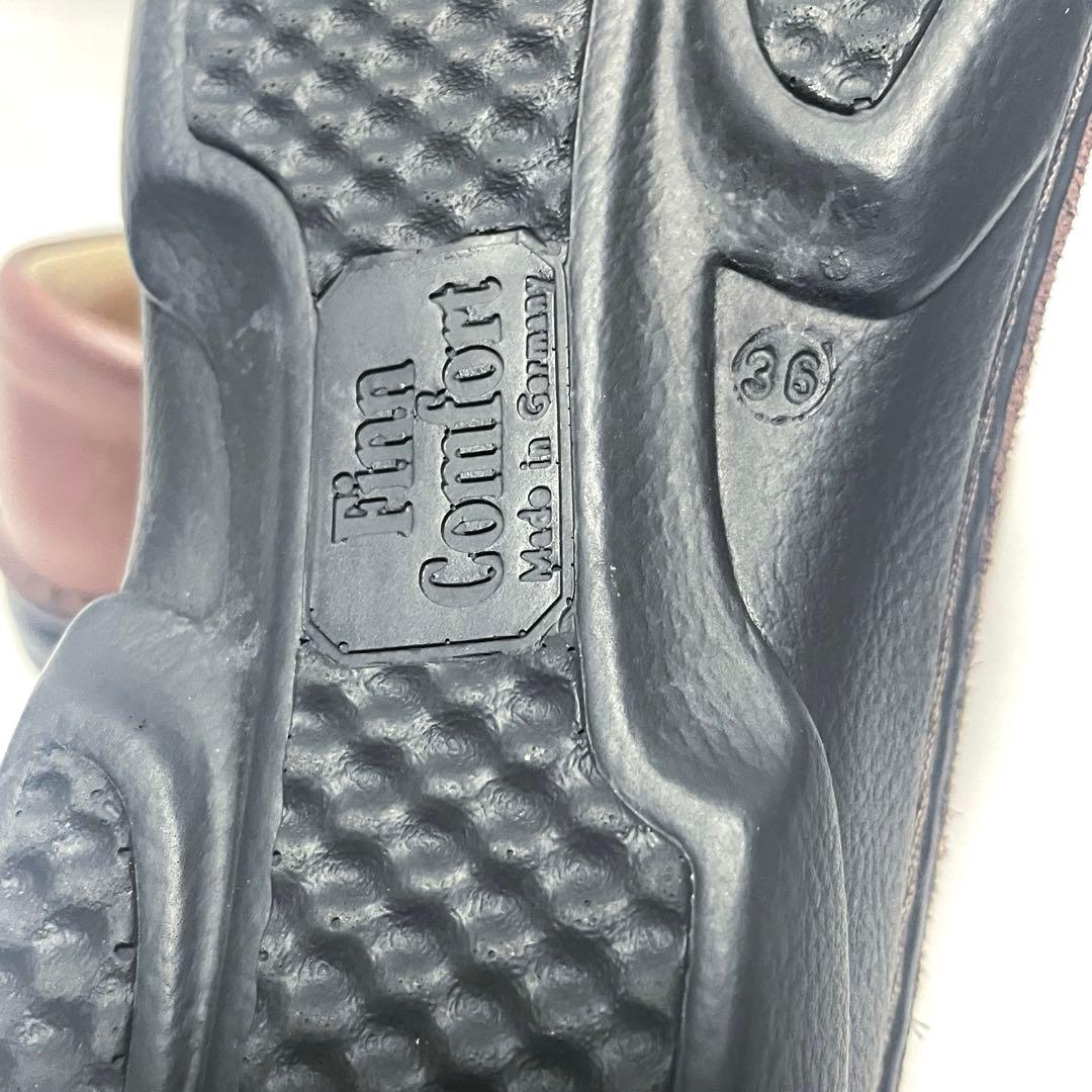 ☆フィンコンフォート ナッシュビル Tストラップ レザー ブラウン 23㎝