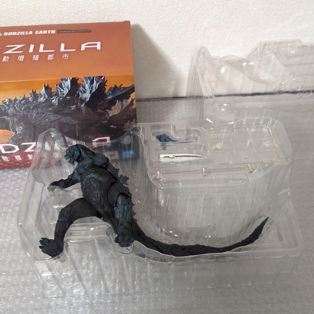 希少〛S.H.モンスターアーツ ゴジラ・アース 決戦機動増殖都市 フィギュア