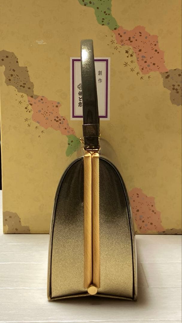 《箱付き》伊と忠　高級　草履バッグセット　螺鈿細工