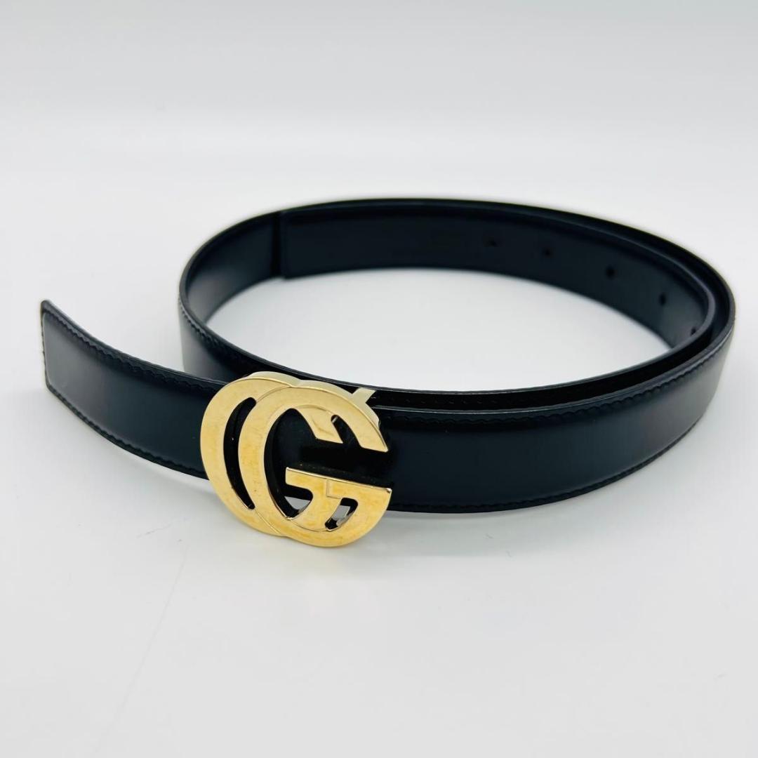 グッチ インターロッキング　G ベルト ゴールド　ブラック レザー メタル 楽天市場】GUCCI グッチ インターロッキングGバックル レザー ベルト