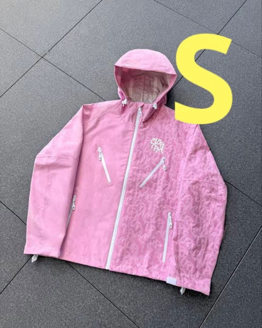 mertra monogram shell jacket (pink) - メルカリ