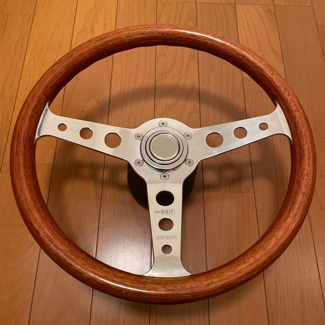 MOMO Super INDY ステアリング 34パイ 89年製 - メルカリ