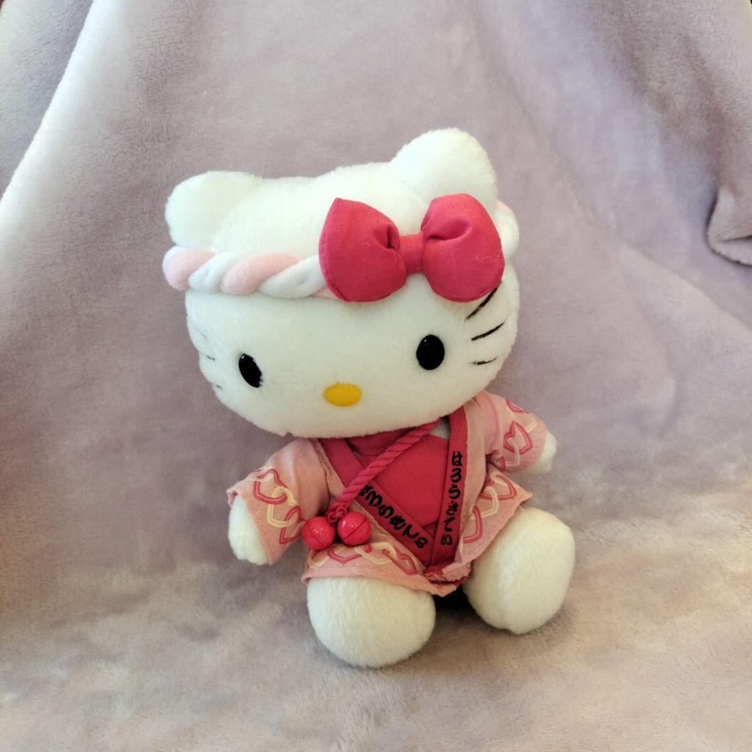 ハローキティ 祭り お座り ぬいぐるみ レア ねじり鉢巻き - メルカリ