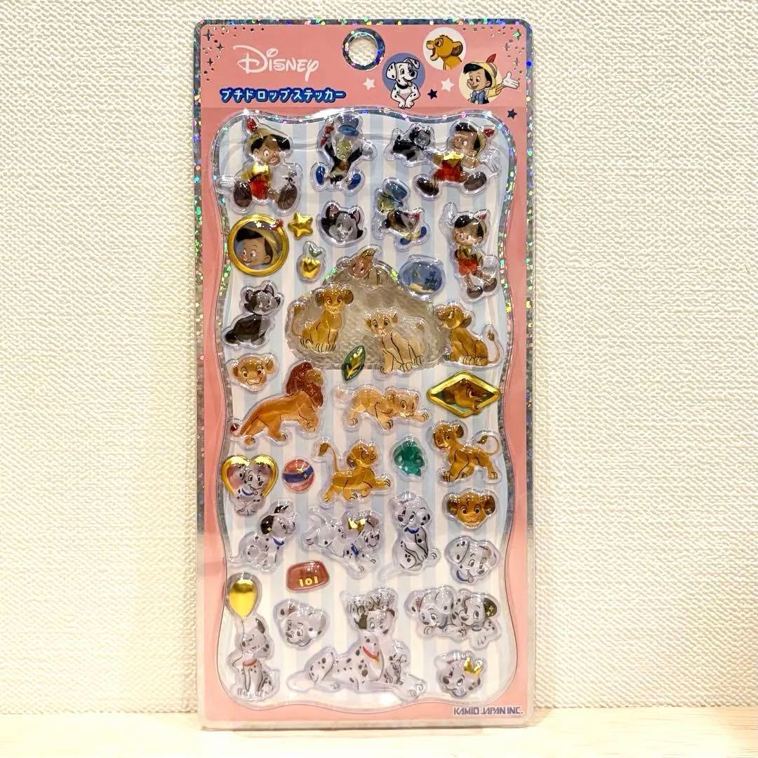 2点セット ☆ ディズニー プチドロップステッカー ドロップシール