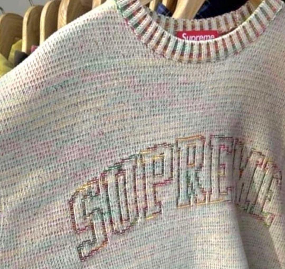 トップス Supreme Contrast Arc Sweater \"White\" XL
