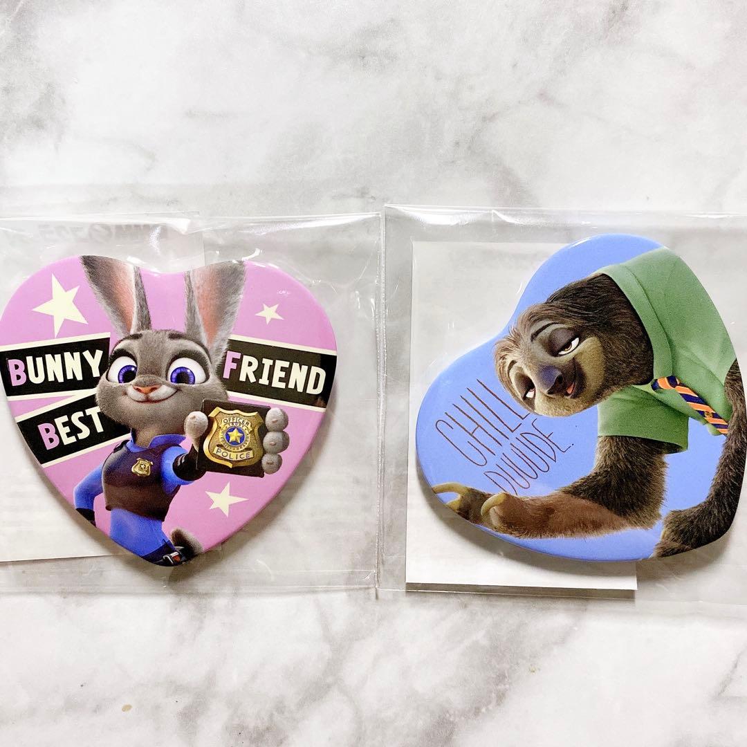 DMMスクラッチ ズートピア ハート缶バッジ ジュディ フラッシュ - メルカリ