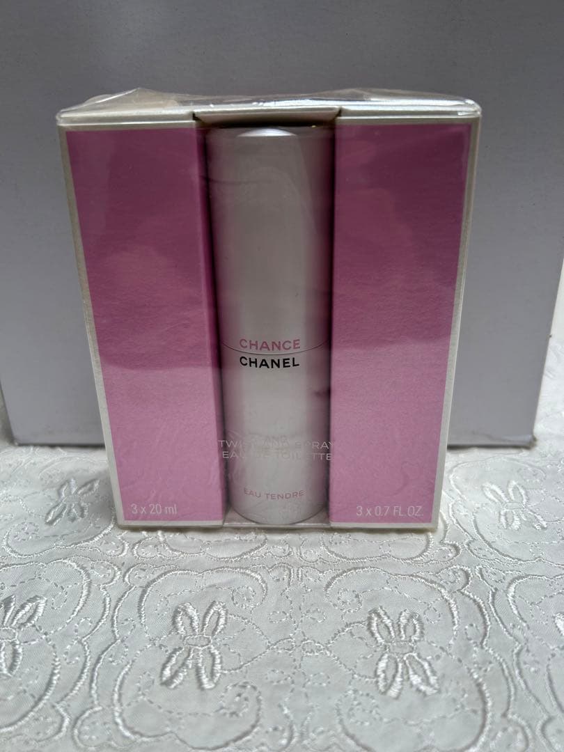 【#iy/1.6/10】CHANELチャンスオードゥトワレット3×20ml