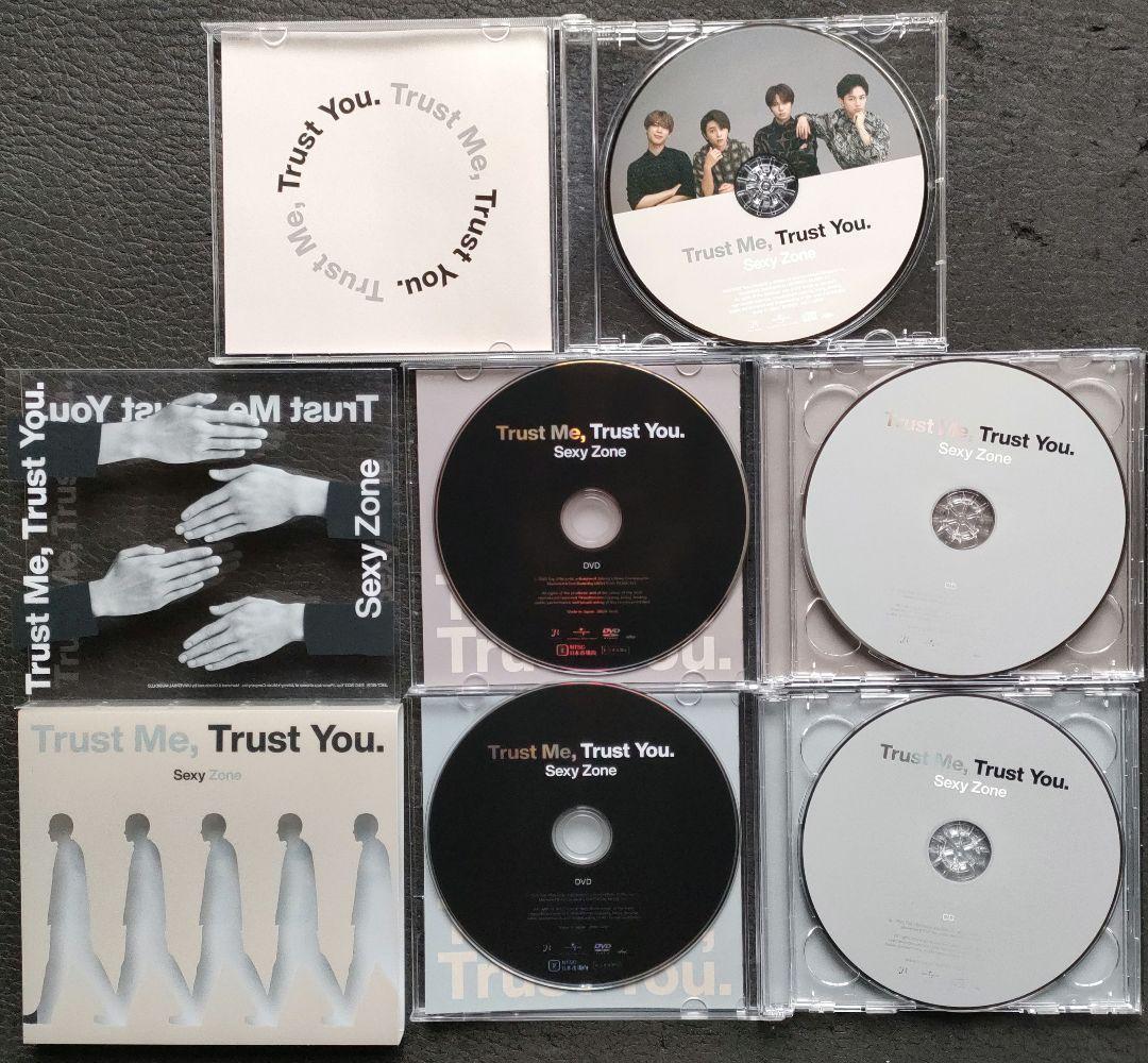 Sexy Zone CD Trust Me 3形態 DVD付 timelesz - メルカリ