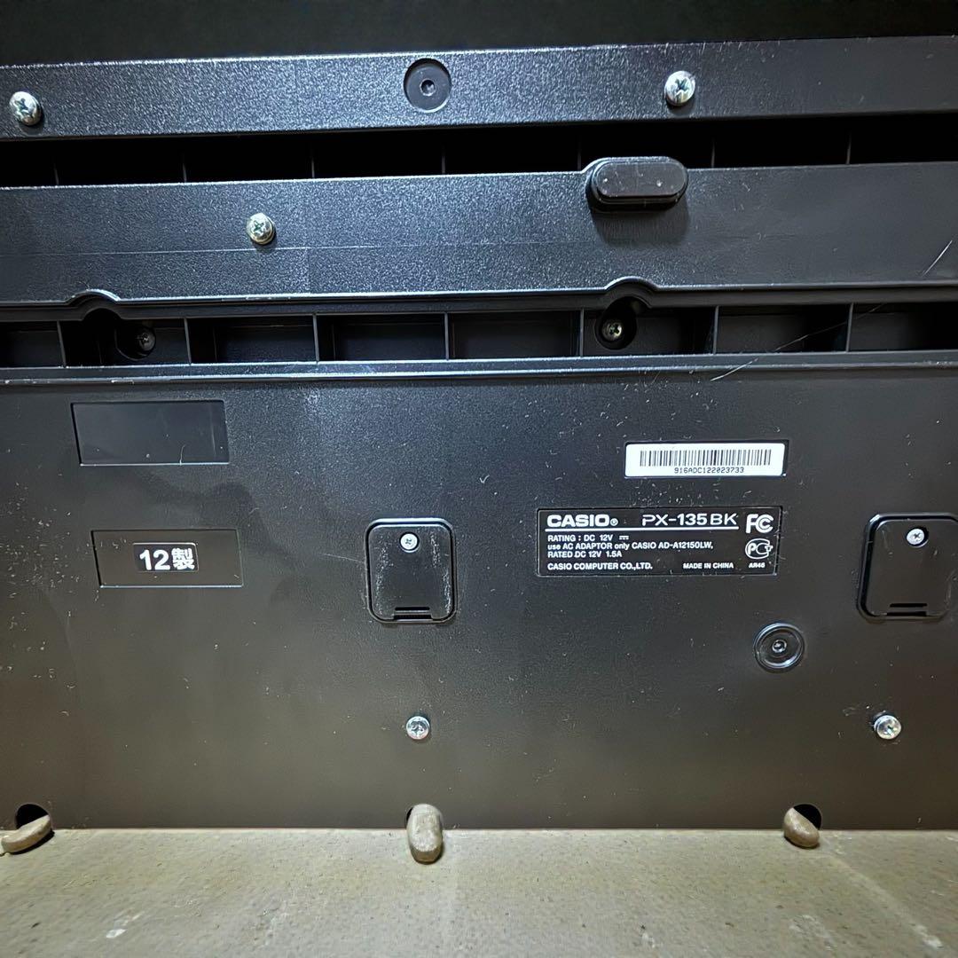 本格派入門機】CASIO PX-135 88鍵盤 電子ピアノ ブラック ペダル